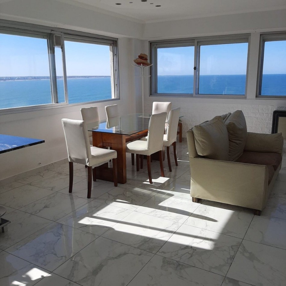 hermoso departamento 4 ambientes frente al mar