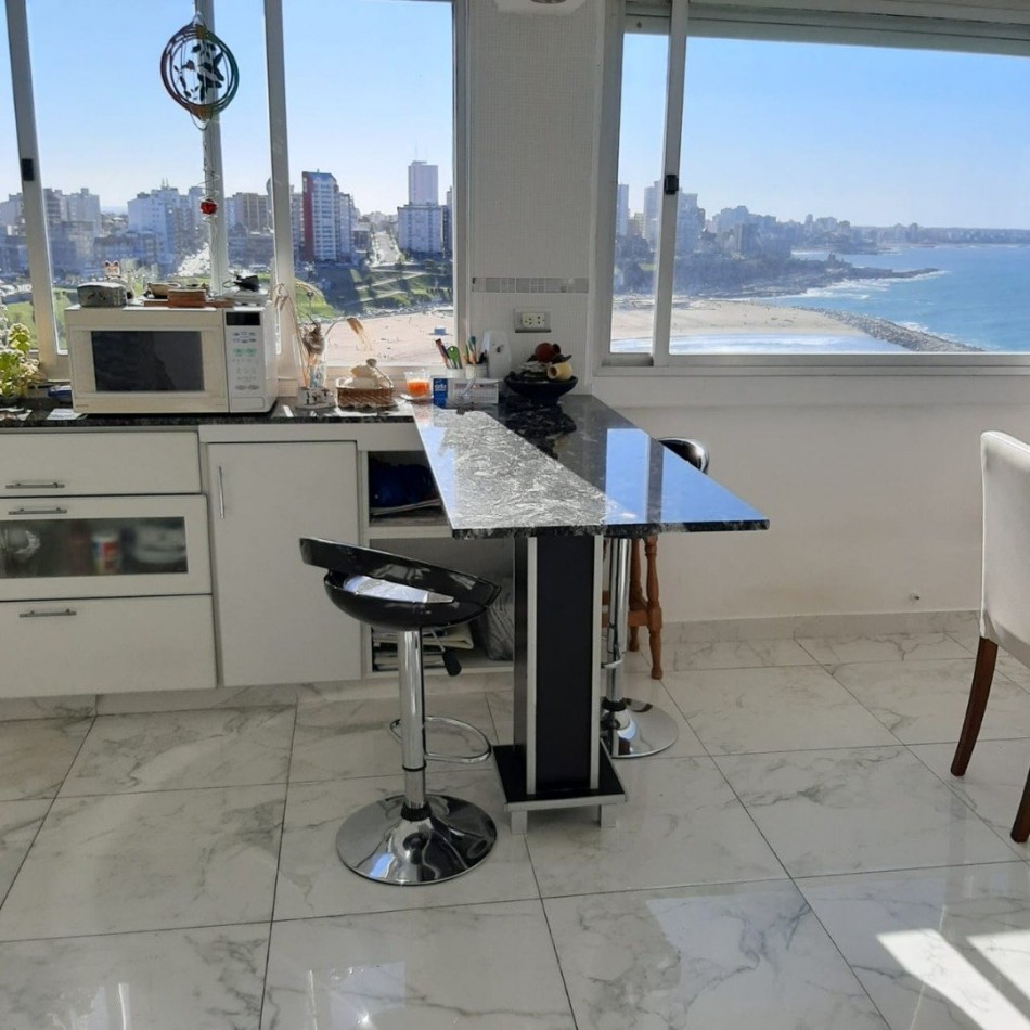 hermoso departamento 4 ambientes frente al mar