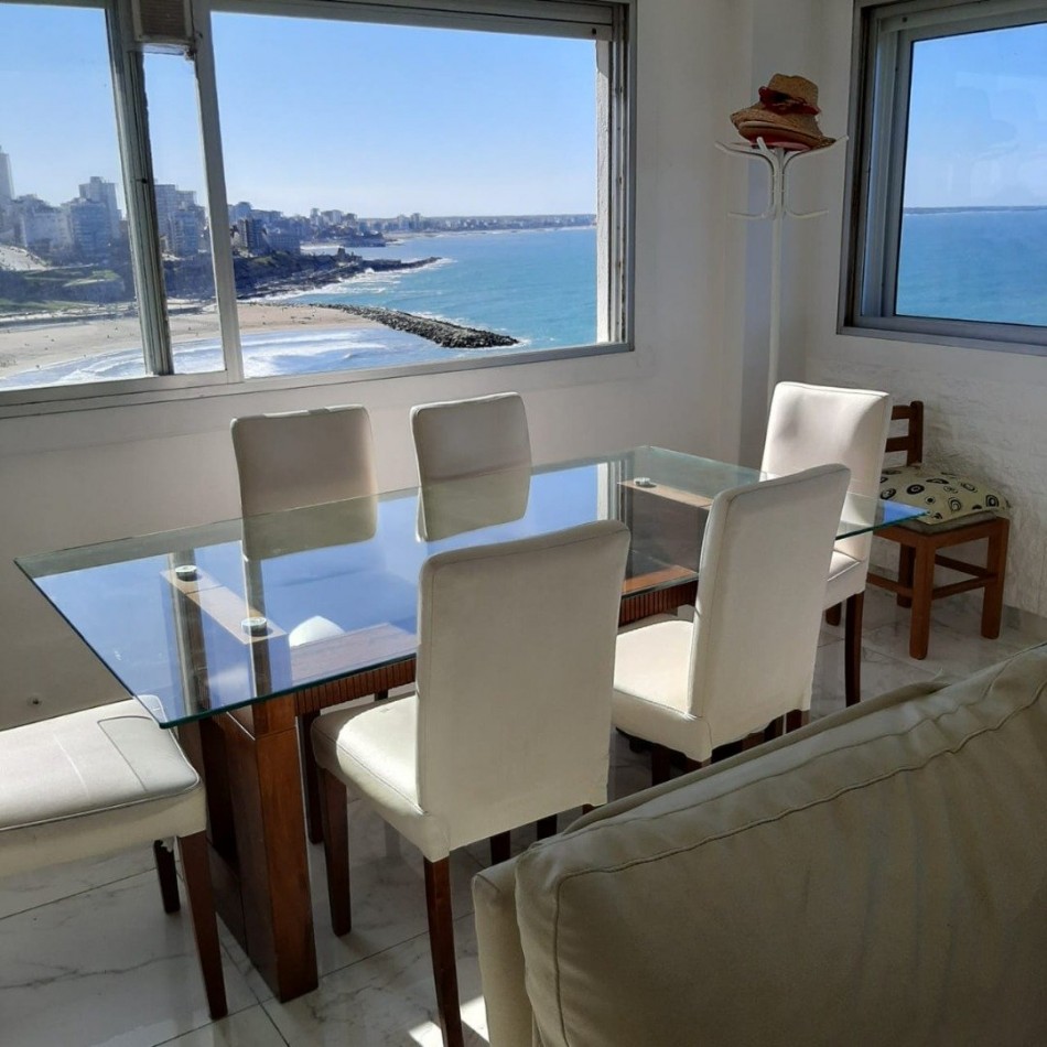 hermoso departamento 4 ambientes frente al mar