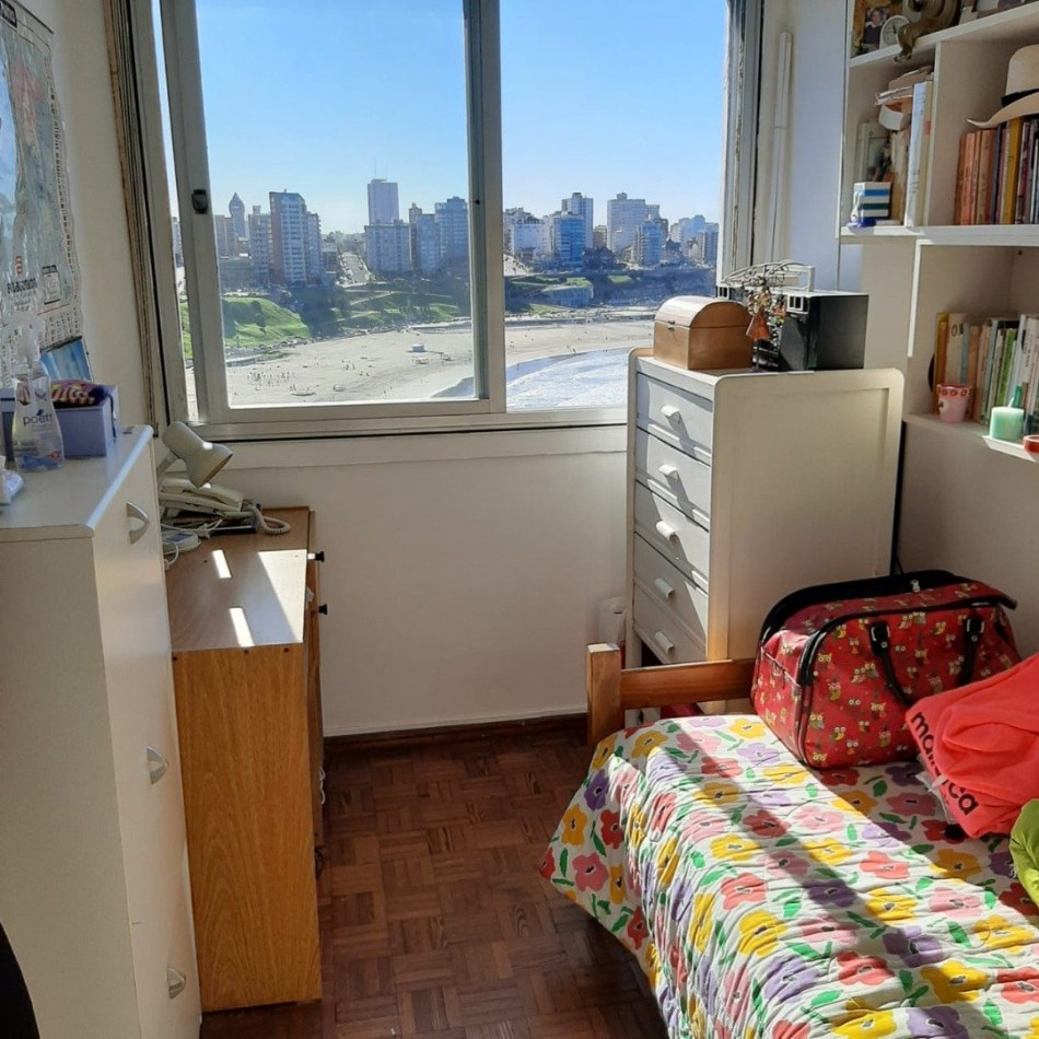 hermoso departamento 4 ambientes frente al mar