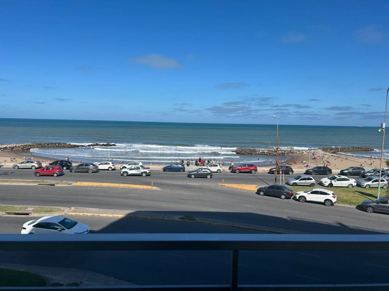 departamento 3 ambientes frente al mar