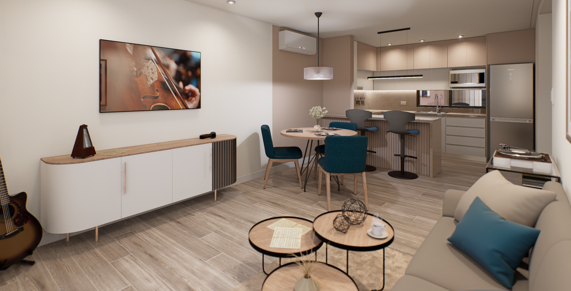 Developer XV - SYMPHONY  Preventa exclusiva unidades premium: Departamentos de 2 y 3 ambientes + estudio